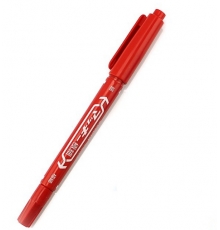 極細(xì)小雙頭記號(hào)筆 MO-120-MC-R（紅色，10支/盒，100支/大盒）按盒售