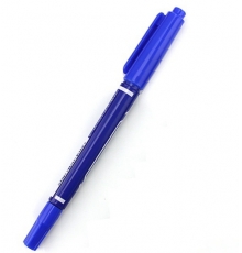 極細(xì)小雙頭記號筆 MO-120-MC-BL（藍(lán)色，10支/盒，100支/大盒）按盒售