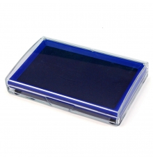 得力(deli)透明方形快干印臺（藍(lán)） 9864（12個/封）