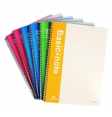 得力(deli)螺旋筆記本 80頁(yè) B5 7694