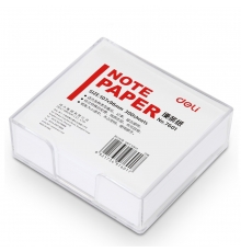 得力(deli)盒裝便條紙 7601（107*96mm，18小盒/中盒）