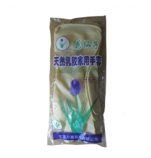 花仙子天然乳膠家用手套（L號，10雙/扎，300雙/箱）