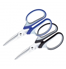 得力（deli）剪刀 6001（混色，190mm，12把/盒）