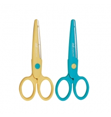 得力（deli）剪刀 6023（混色，134mm，12把/盒）