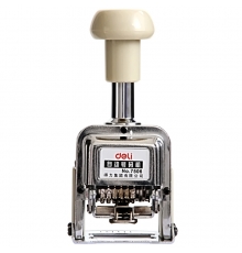 得力（deli）自動(dòng)號碼機(jī)6位 7506