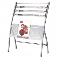 得力（deli）9301簡約型報(bào)刊架（635*270*820mm）