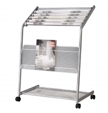 得力（deli）9302標(biāo)準(zhǔn)型報(bào)刊架（635*360*875mm）