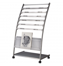 得力（deli）9303海量型報(bào)刊架（635*360*1080mm）