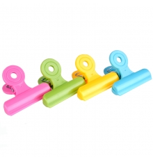 得力(deli)塑料彩色票夾 64mm 3# 9503（5只/袋，25只/盒）按袋售