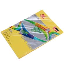 旗艦 A4 80g 進口彩色復印紙（檸檬黃，100張/包，25包/箱）