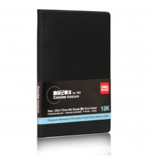 得力(deli) 7900 商務(wù)皮面本/記事本（黑色，18K/80張）